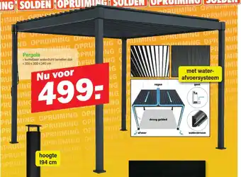 Van Cranenbroek Pergola aanbieding