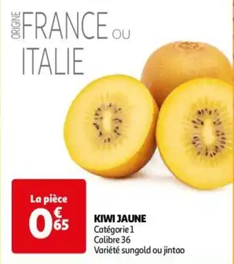 Auchan KIWI JAUNE aanbieding