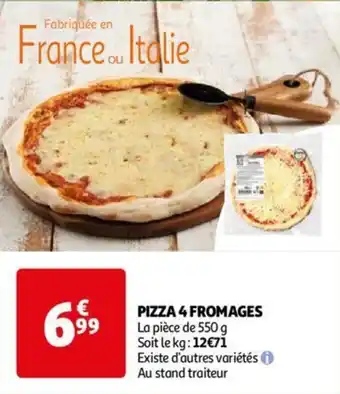 Auchan PIZZA 4 FROMAGES aanbieding