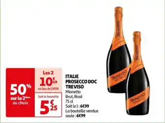 Auchan ITALIE PROSECCO DOC TREVISO aanbieding