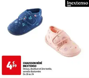Auchan CHAUSSON BÉBÉ aanbieding