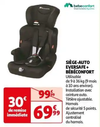 Auchan SIÈGE AUTO EVERSAFE aanbieding