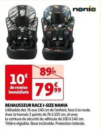 REHAUSSEUR RACE I-SIZE