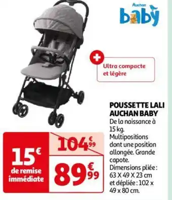 POUSSETTE LALI