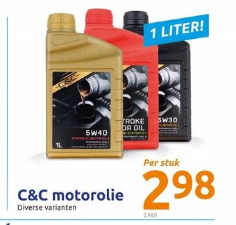 Action C&C motorolie aanbieding