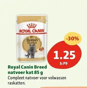 Maxi Zoo Royal canin breed natvoer kat 85 g aanbieding