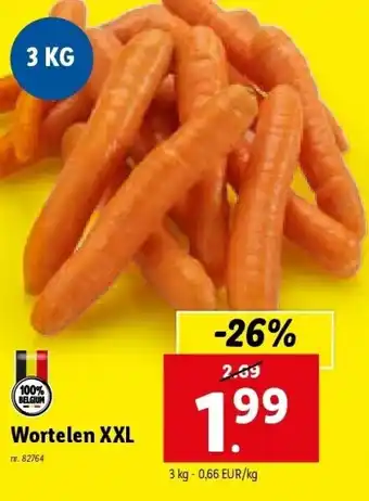 Lidl Wortelen xxl aanbieding