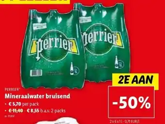 Lidl Mineraalwater bruisend aanbieding
