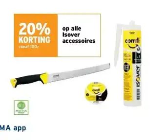GAMMA Op alle isover accessoires aanbieding