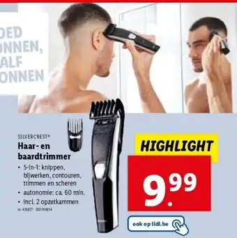 Lidl Haar- en baardtrimmer aanbieding