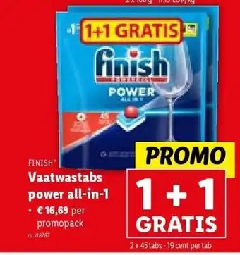 Lidl Vaatwastabs power all-in-1 aanbieding