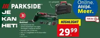 Lidl Multitool aanbieding