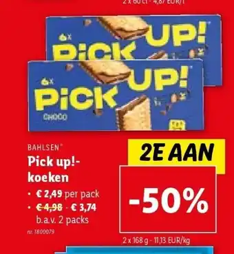 Lidl Pick up!- koeken aanbieding