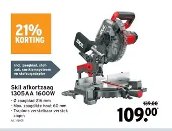 GAMMA Skil afkortzaag 1305aa 1600w aanbieding