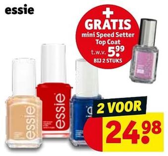 Kruidvat Essie aanbieding