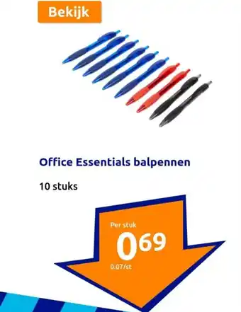 Action Office Essentials balpennen aanbieding