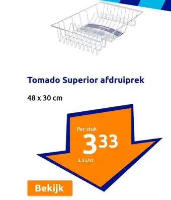 Action Tomado Superior afdruiprek 48 x 30 cm aanbieding