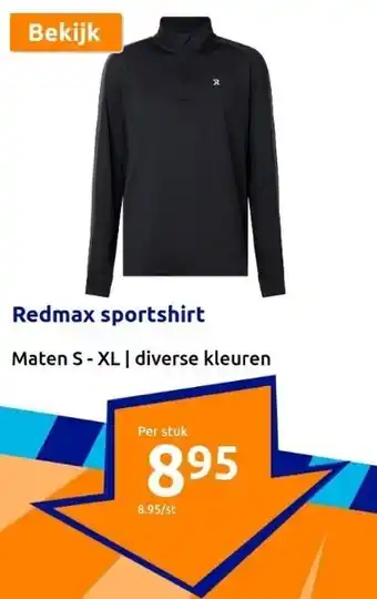 Action Redmax sportshirt aanbieding