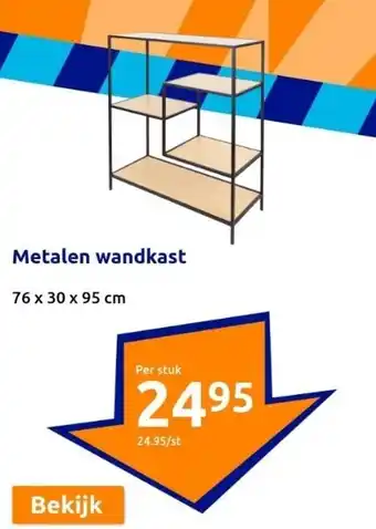 Action Metalen wandkast aanbieding