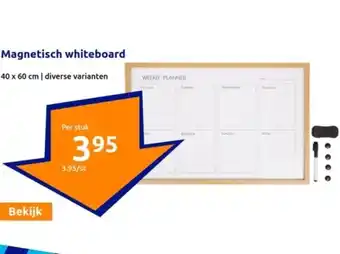 Action Magnetisch whiteboard aanbieding