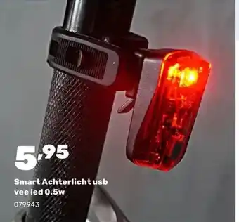 Smart achterlicht usb vee led 0.5w