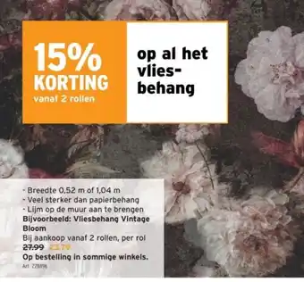 GAMMA Vliesbehang aanbieding