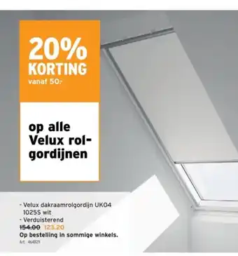 GAMMA Velux rolgordijnen aanbieding