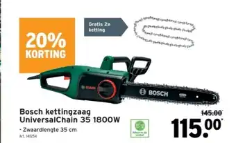 GAMMA Bosch kettingzaag universal chain 35 180ow aanbieding