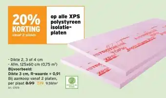 GAMMA Xps polystyreen isolatieplaten aanbieding