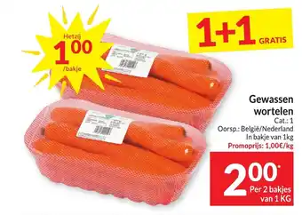 Intermarché Gewassen wortelen aanbieding