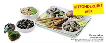 Intermarché Verse schelpen aanbieding