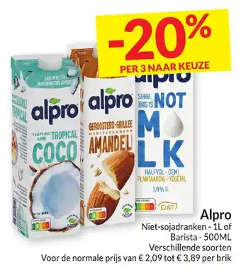 Intermarché Alpro aanbieding