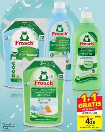 Wasmiddel en wasverzachter Frosch