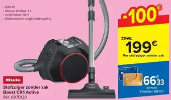 Stofzuiger zonder zak boost cx1 active