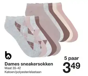 Zeeman Dames sneakersokken aanbieding