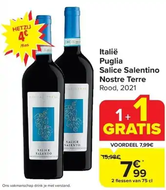 Italië puglia salice salentino nostre terre