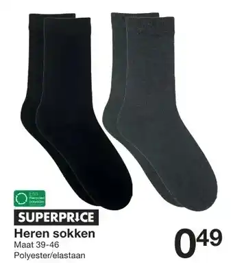 Zeeman Heren sokken aanbieding
