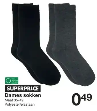 Zeeman Dames sokken aanbieding