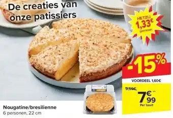 Carrefour Nougatine/bresilienne aanbieding