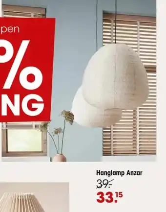 Kwantum Hanglamp anzar aanbieding