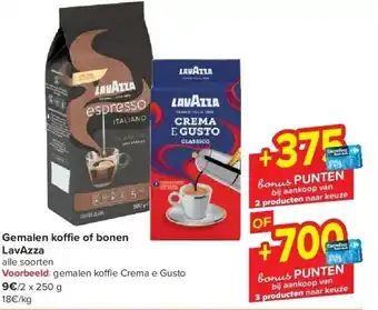 Carrefour Gemalen ko e of bonen lavazza aanbieding
