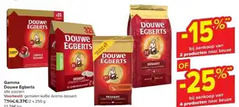 Carrefour Gamma douwe egberts aanbieding