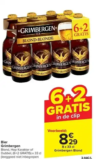 Carrefour Bier grimbergen aanbieding