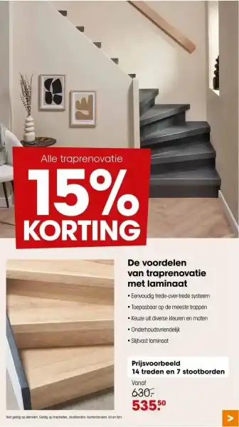 Kwantum Alle traprenovatie aanbieding