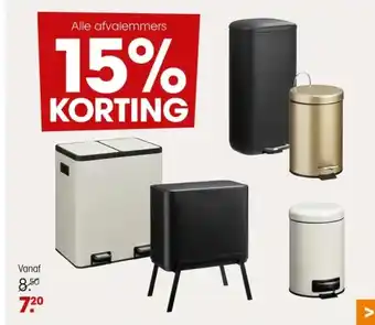 Kwantum Alle afvalemmers aanbieding