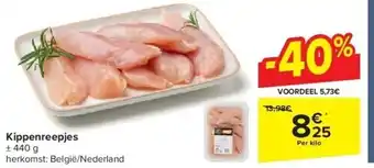 Carrefour Kippenreepjes aanbieding