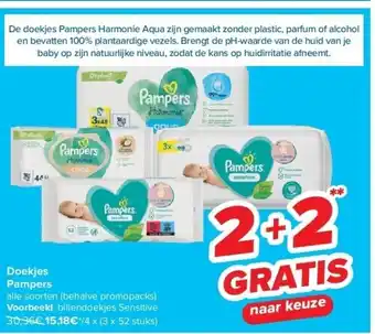 Carrefour Doekjes pampers aanbieding