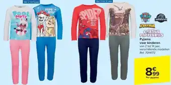 Carrefour Pyjama voor kinderen aanbieding