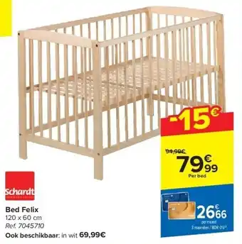 Carrefour Bed felix aanbieding