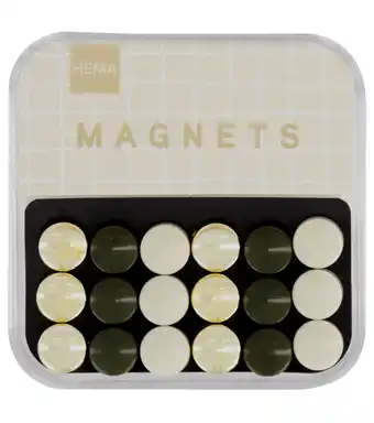 HEMA Hema mini magneten ø1cm - 18 stuks aanbieding